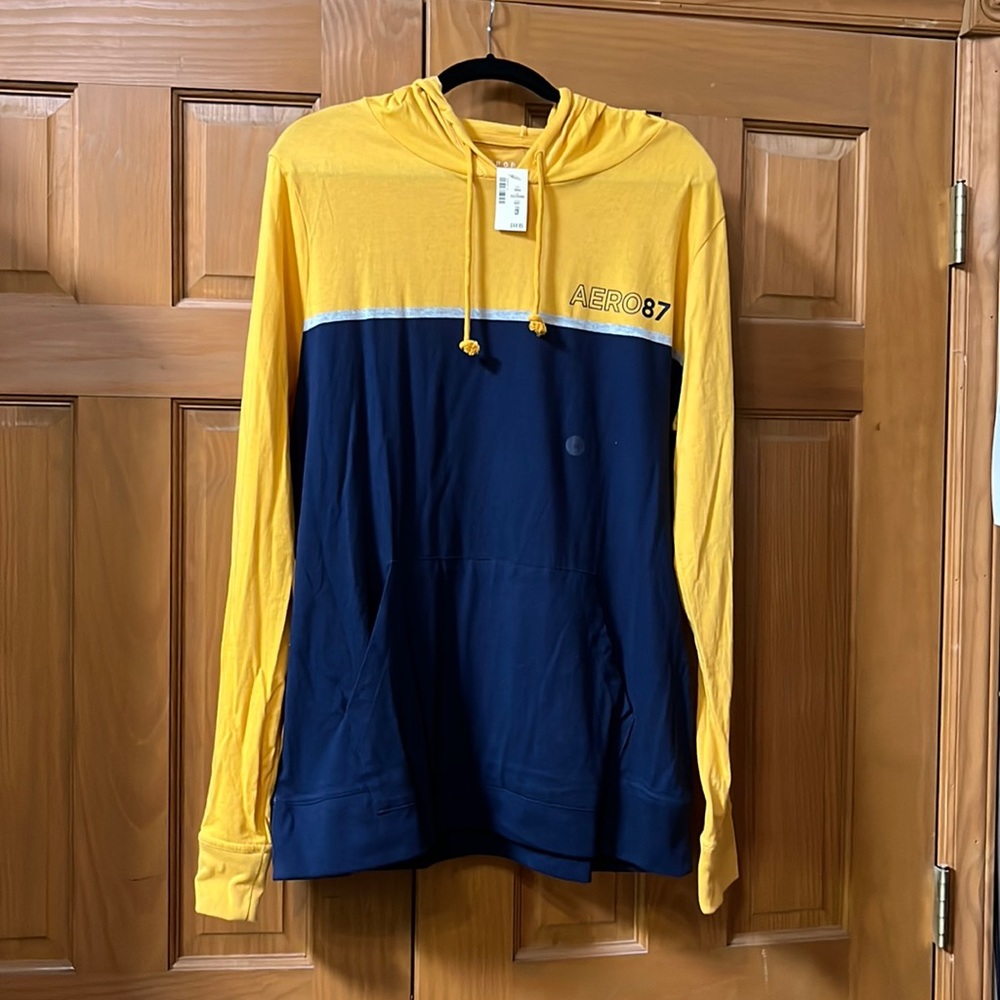 Aeropostale XL Mens Hooded Lightweight Sweatshirt NWT